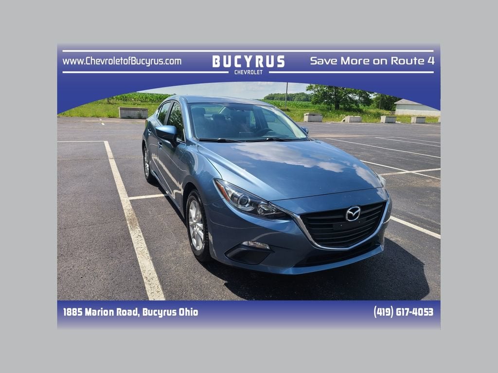 2016 Mazda Mazda3 i Sport in Gray — front three-quarter view