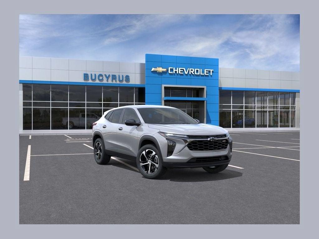 2026 Chevrolet Trax 1RS in Sterling Gray Metallic — front three-quarter view