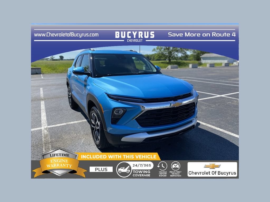2026 Chevrolet Trailblazer LT in Marina Blue Metallic — front three-quarter view