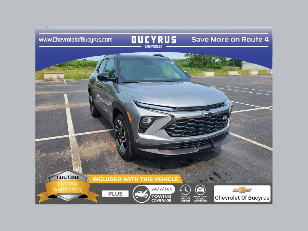 2026 Chevrolet Trailblazer RS in Sterling Gray Metallic — front three-quarter view