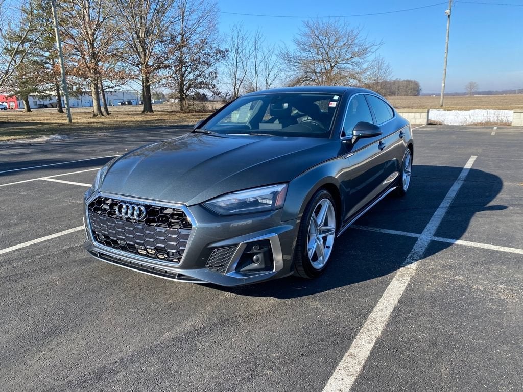 2021 Audi A5 Sportback — rear three-quarter view
